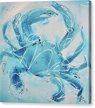 Load image into Gallery viewer, Blue Crab II - Canvas Print