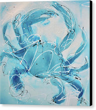 Load image into Gallery viewer, Blue Crab II - Canvas Print