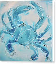 Load image into Gallery viewer, Blue Crab II - Canvas Print