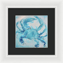 Load image into Gallery viewer, Blue Crab II - Framed Print