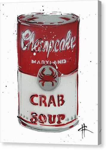 Crab Soup - Canvas Print by Ryan Hopkins