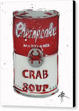 Load image into Gallery viewer, Crab Soup - Canvas Print by Ryan Hopkins