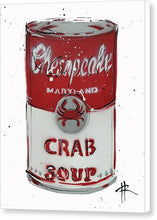 Load image into Gallery viewer, Crab Soup - Canvas Print by Ryan Hopkins