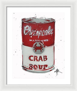 Crab Soup - Framed Print by Ryan Hopkins