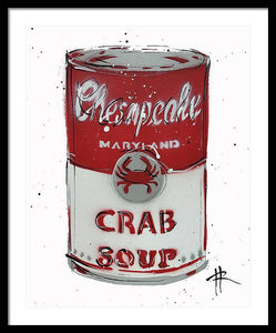 Crab Soup - Framed Print by Ryan Hopkins