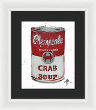 Load image into Gallery viewer, Crab Soup - Framed Print by Ryan Hopkins