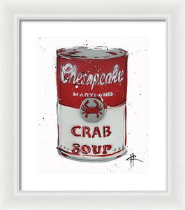 Crab Soup - Framed Print by Ryan Hopkins