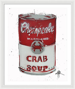 Crab Soup - Framed Print by Ryan Hopkins