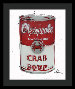 Crab Soup - Framed Print by Ryan Hopkins