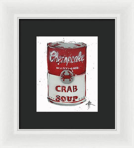 Crab Soup - Framed Print by Ryan Hopkins