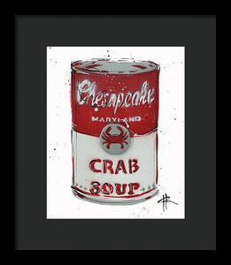 Crab Soup - Framed Print by Ryan Hopkins