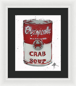 Crab Soup - Framed Print by Ryan Hopkins