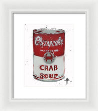 Load image into Gallery viewer, Crab Soup - Framed Print by Ryan Hopkins