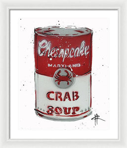 Crab Soup - Framed Print by Ryan Hopkins