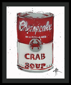 Crab Soup - Framed Print by Ryan Hopkins