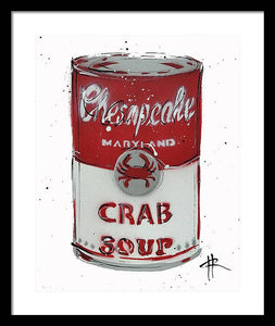 Crab Soup - Framed Print by Ryan Hopkins