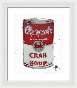 Crab Soup - Framed Print by Ryan Hopkins