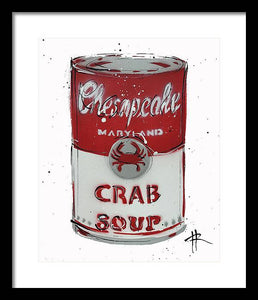 Crab Soup - Framed Print by Ryan Hopkins