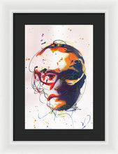 Load image into Gallery viewer, Portrait of Damien Hirst II - Framed Print by Ryan Hopkins