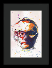 Load image into Gallery viewer, Portrait of Damien Hirst II - Framed Print by Ryan Hopkins