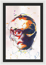 Load image into Gallery viewer, Portrait of Damien Hirst II - Framed Print by Ryan Hopkins