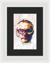 Load image into Gallery viewer, Portrait of Damien Hirst II - Framed Print by Ryan Hopkins