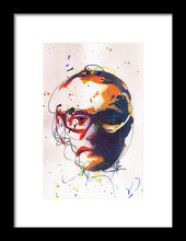 Load image into Gallery viewer, Portrait of Damien Hirst II - Framed Print by Ryan Hopkins