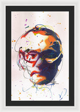 Load image into Gallery viewer, Portrait of Damien Hirst II - Framed Print by Ryan Hopkins