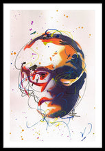 Load image into Gallery viewer, Portrait of Damien Hirst II - Framed Print by Ryan Hopkins