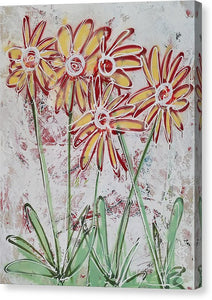 Happy Flowers - Canvas Print