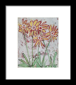 Happy Flowers - Framed Print