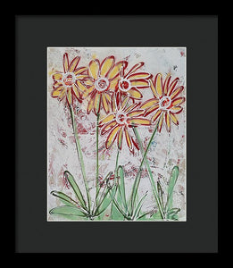 Happy Flowers - Framed Print