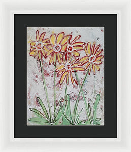 Happy Flowers - Framed Print