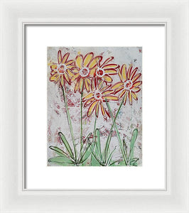 Happy Flowers - Framed Print