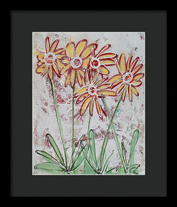 Happy Flowers - Framed Print