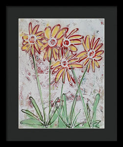 Happy Flowers - Framed Print