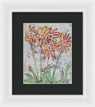 Load image into Gallery viewer, Happy Flowers - Framed Print