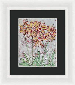 Happy Flowers - Framed Print