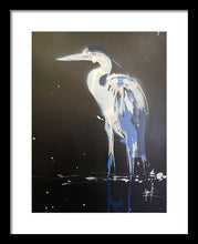 Load image into Gallery viewer, Midnight Blue Heron II - Framed Print