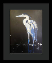 Load image into Gallery viewer, Midnight Blue Heron II - Framed Print