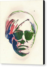 Load image into Gallery viewer, Portrait Of Andy Warhol #2 - Canvas Print