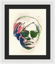 Load image into Gallery viewer, Portrait Of Andy Warhol #2 - Framed Print