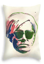 Load image into Gallery viewer, Portrait Of Andy Warhol #2 - Throw Pillow