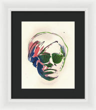 Load image into Gallery viewer, Portrait Of Andy Warhol #2 - Framed Print