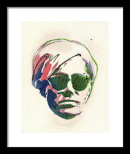 Load image into Gallery viewer, Portrait Of Andy Warhol #2 - Framed Print