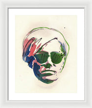 Load image into Gallery viewer, Portrait Of Andy Warhol #2 - Framed Print