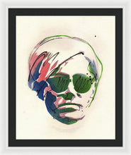 Load image into Gallery viewer, Portrait Of Andy Warhol #2 - Framed Print