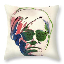Load image into Gallery viewer, Portrait Of Andy Warhol #2 - Throw Pillow