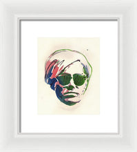 Load image into Gallery viewer, Portrait Of Andy Warhol #2 - Framed Print