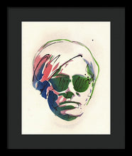 Load image into Gallery viewer, Portrait Of Andy Warhol #2 - Framed Print
